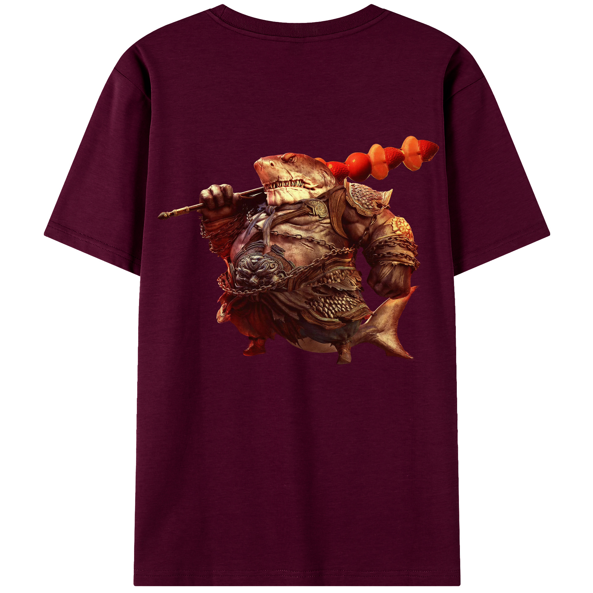 （画像用） Ne Zha 2 ナタ 魔童の大暴れ レディース半袖Tシャツ(バックプリント)